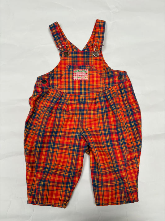 salopette ruitjes (6 mnd)