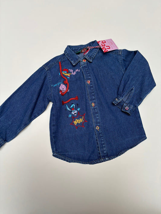 jeanshemd Woody Woodpecker 52 jaar)