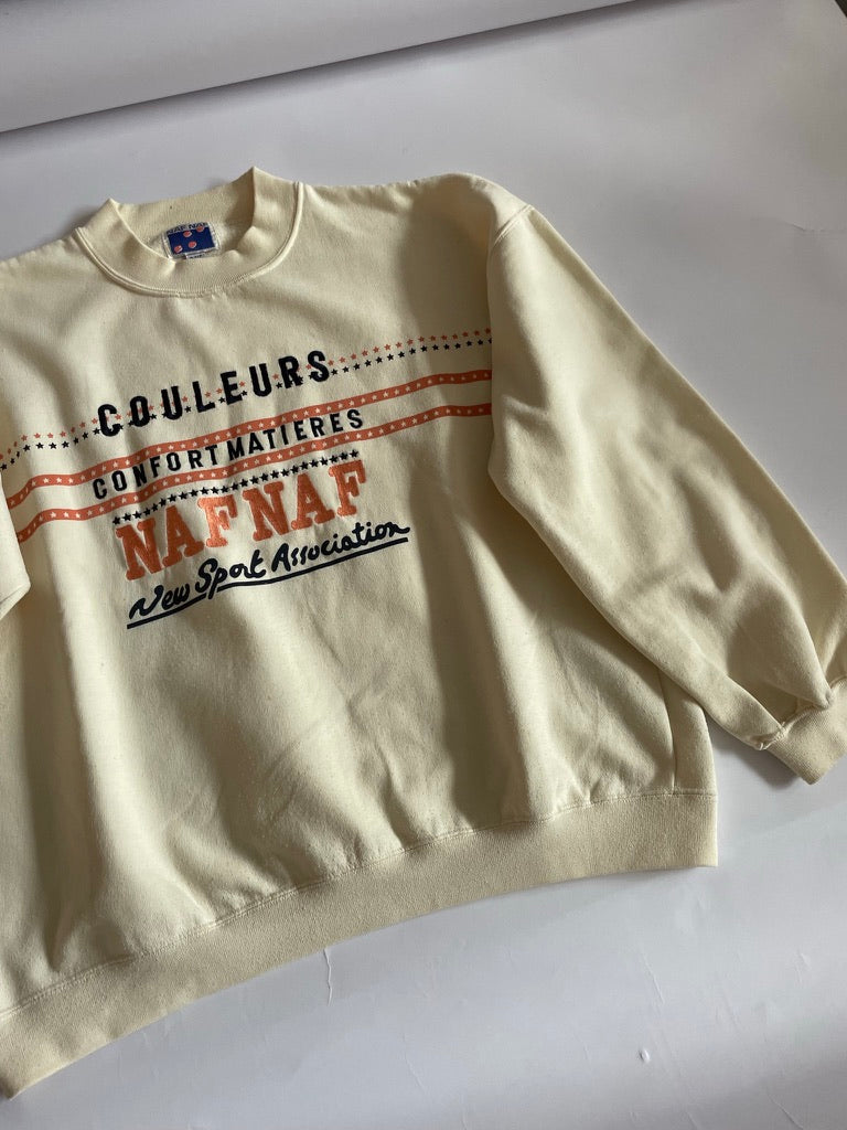 crèmekleurige NAF NAF sweater (S/L)