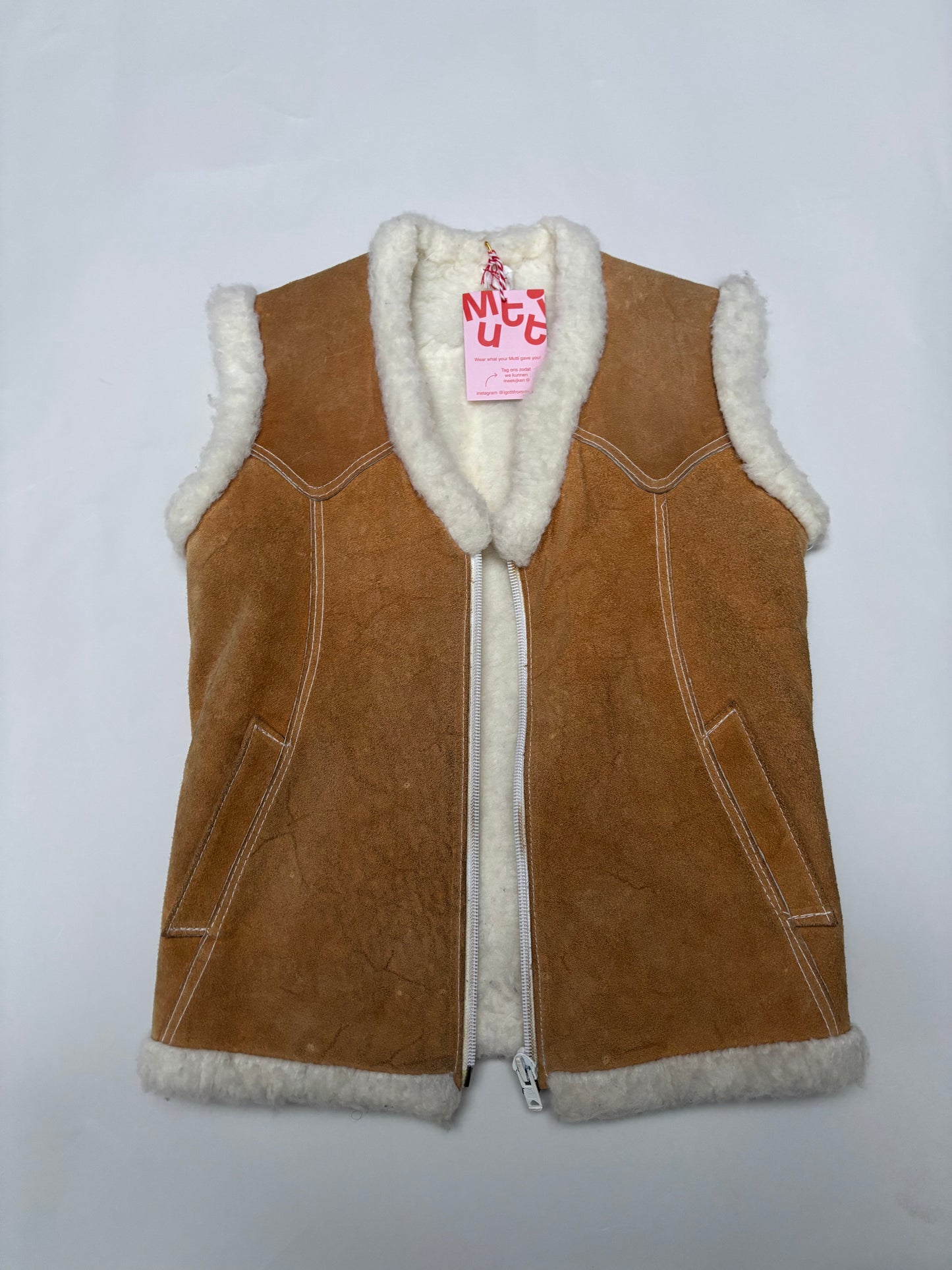 warme wolllen vest (7/8 jaar)