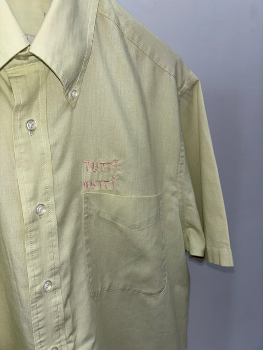 limegreen hemd korte mouwen (S-L)