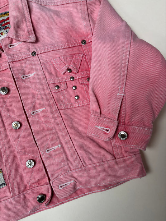 Roze jeansjas (4 jaar)