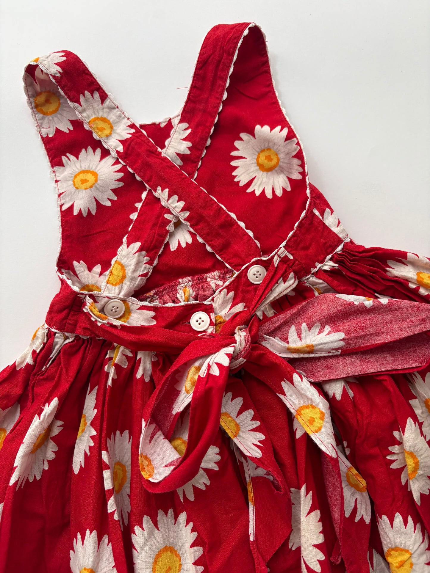 jurkje bloemen (maat 104/110)