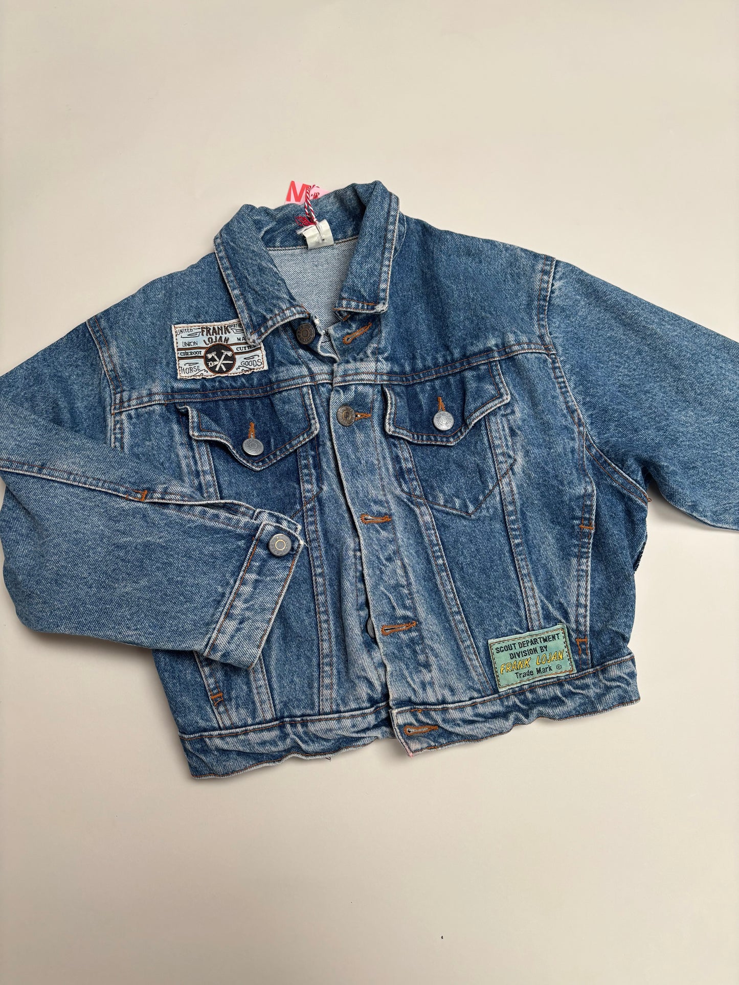 Oversized jeansjas (5/6 jaar)