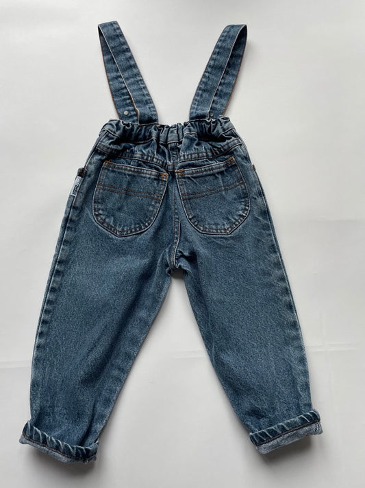 jeans met bretellen (2/3 jaar)