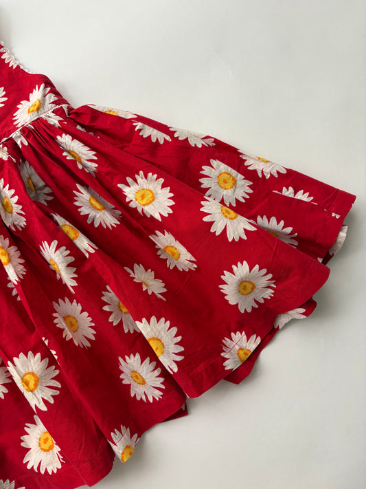 jurkje bloemen (maat 104/110)