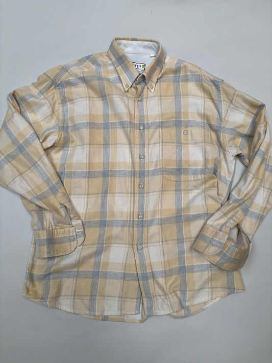 grijs/geel/beige hemd (S/M)