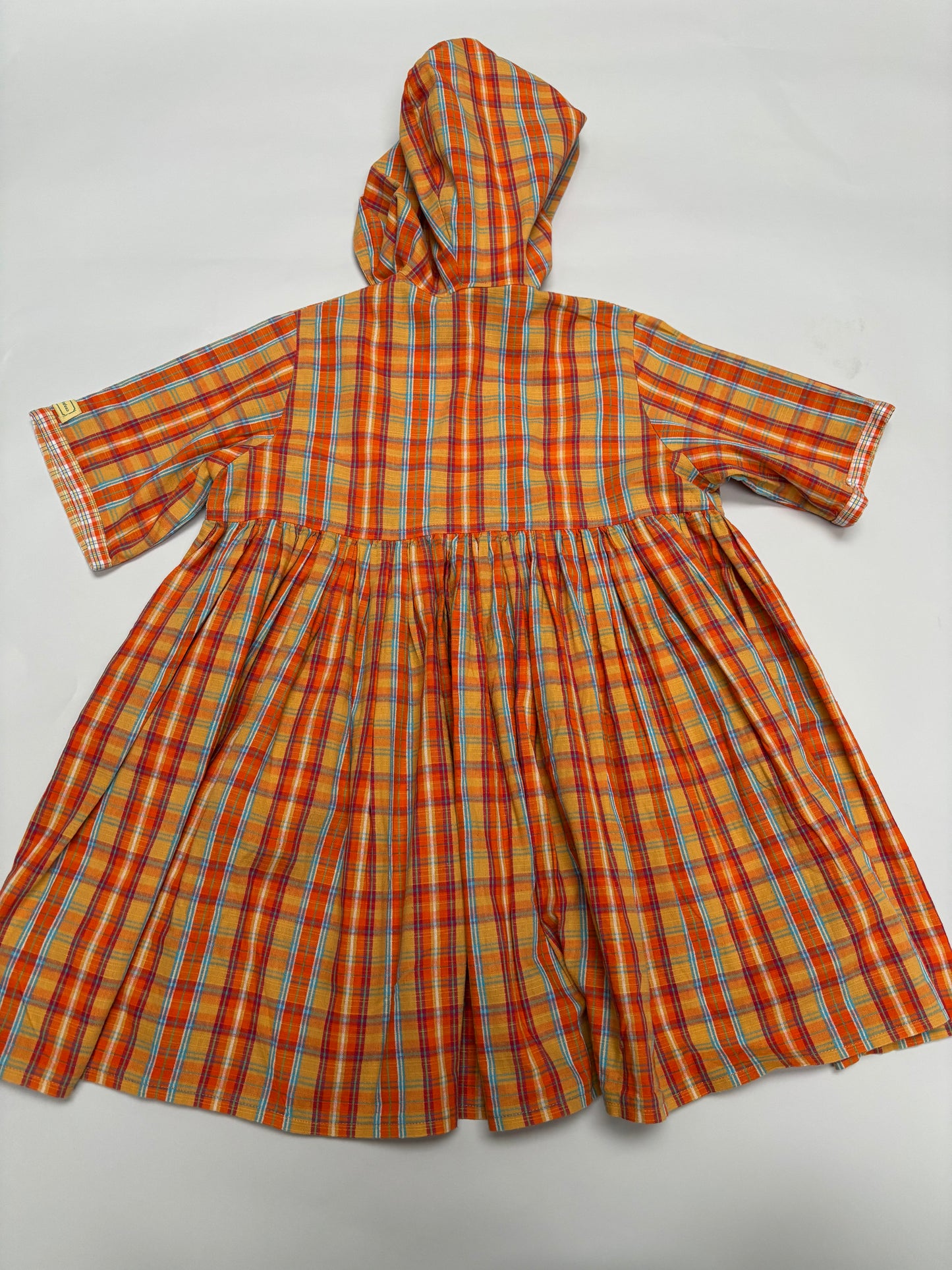 handgemaakte jurk in Oilily stof (7/8 jaar)