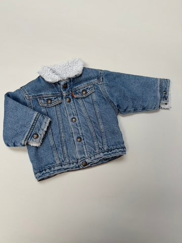Levi's teddy trucker jacket (2 jaar)