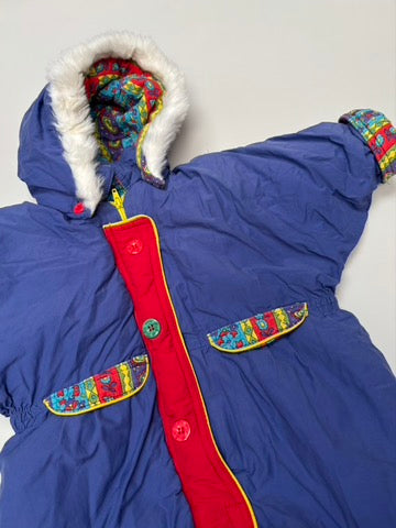 winterpakje paars (3 mnd)