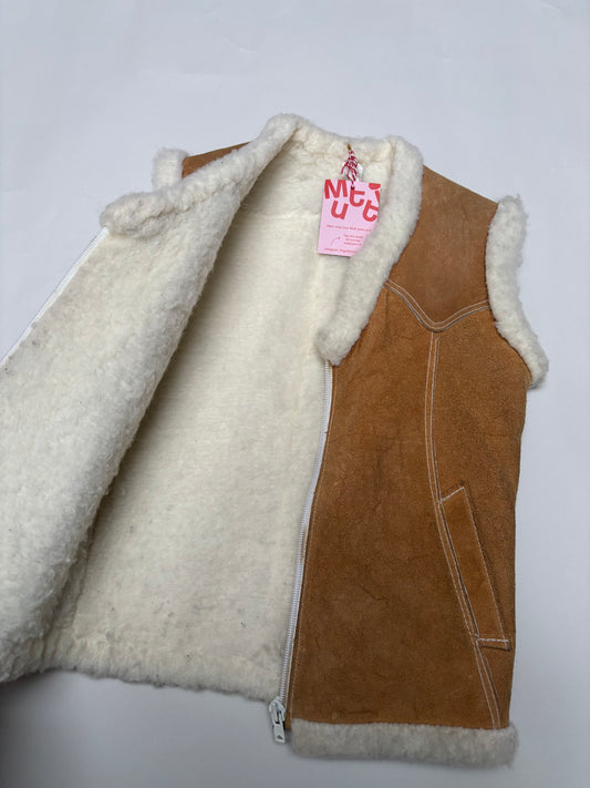 warme wolllen vest (7/8 jaar)