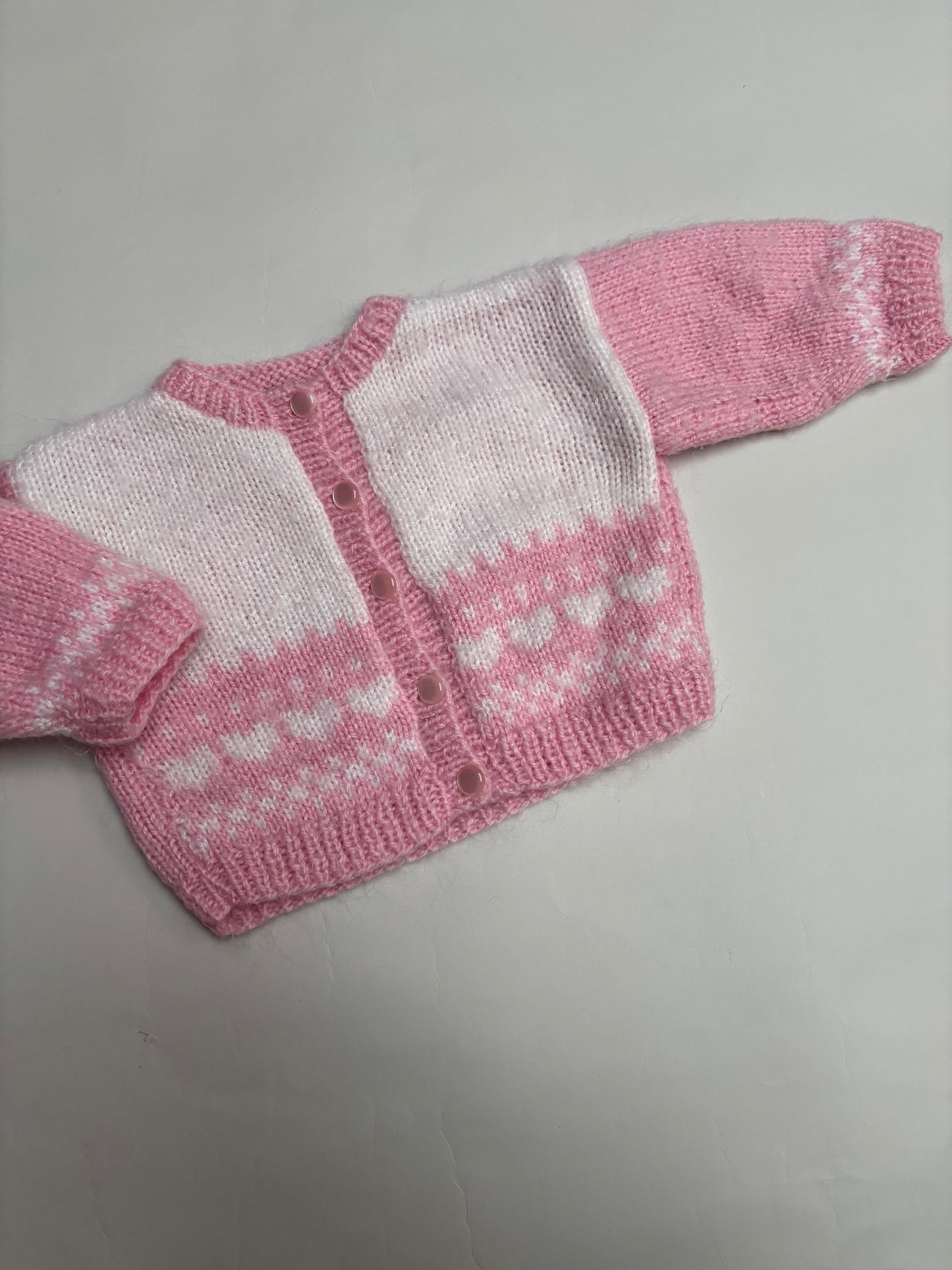 gebreid vestje (6/12 mnd)