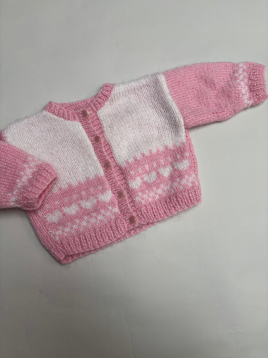 gebreid vestje (6/12 mnd)