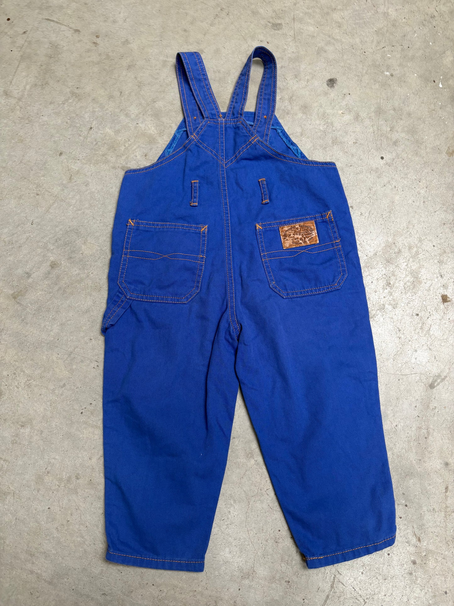 Kobaltblauwe salopette (2 jaar)