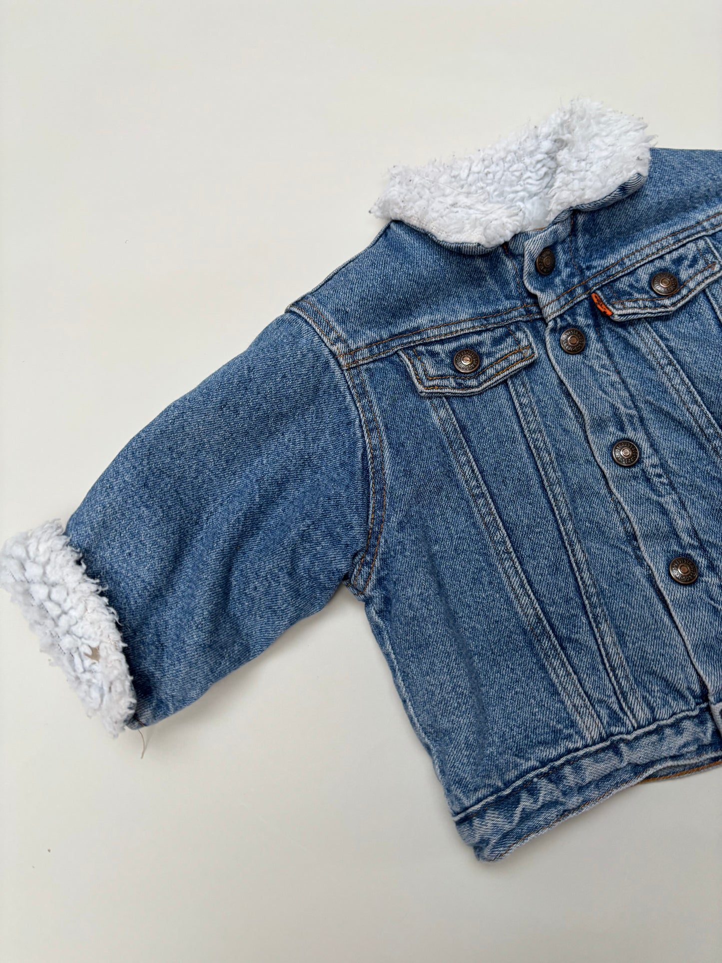 Levi's teddy trucker jacket (2 jaar)