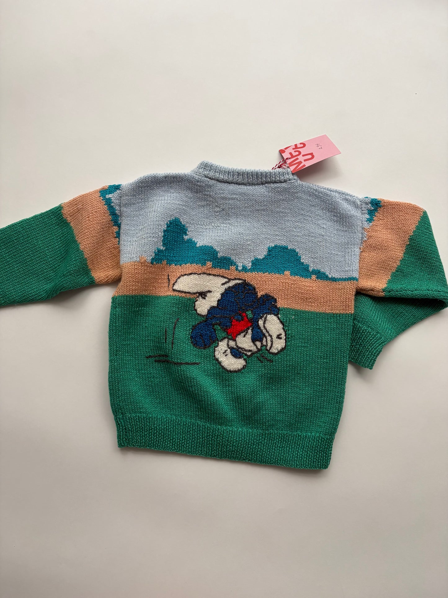 smurfen knit (maat 104)
