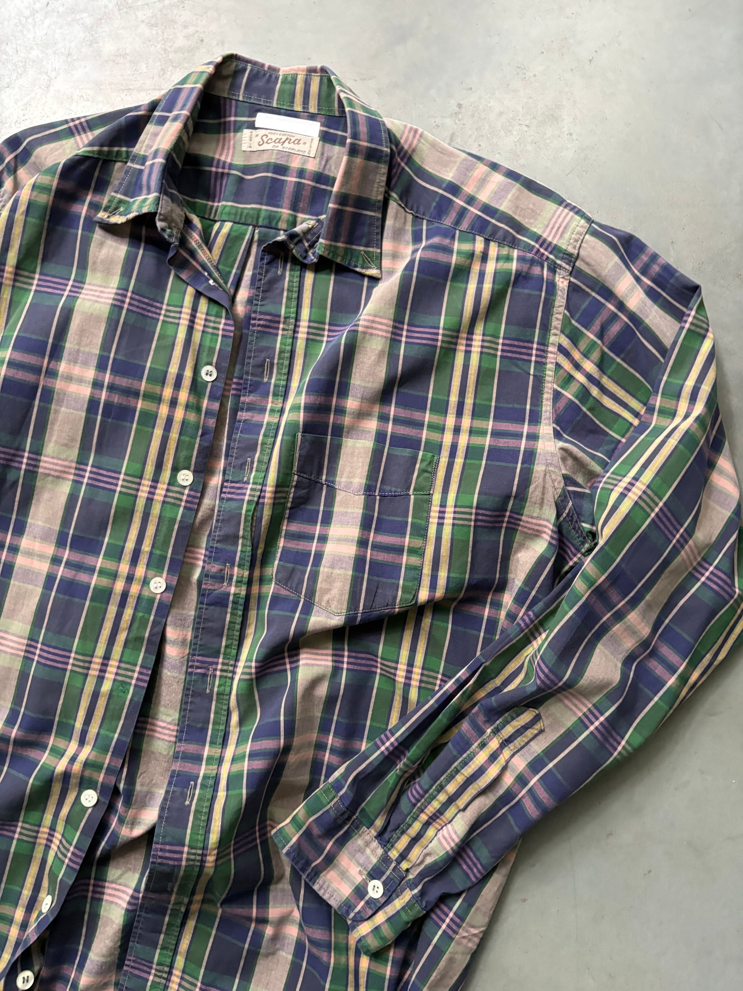 hemd met ruiten van Scapa (M-XL)