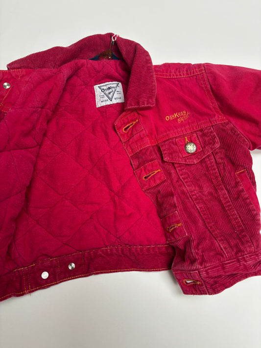 Velours jasje oshkosh (9/12 mnd)