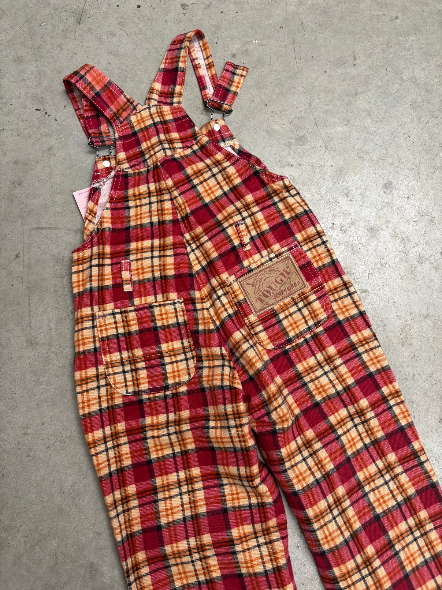 Salopette ruitjes (6 jaar)