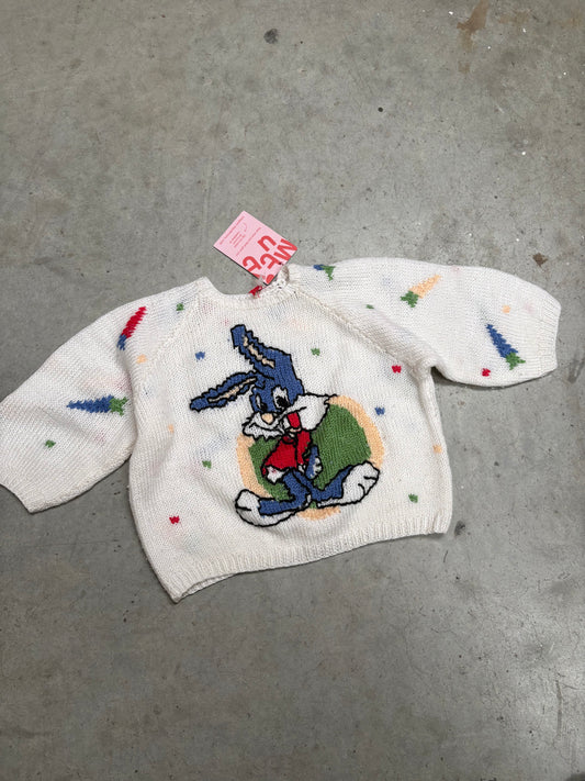 Baby bugs bunny knit (3/6 mnd)