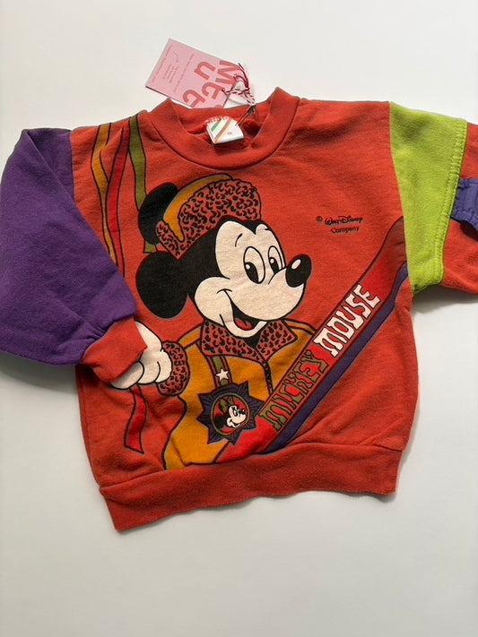 Mickey sweater colorblock (maat 86)