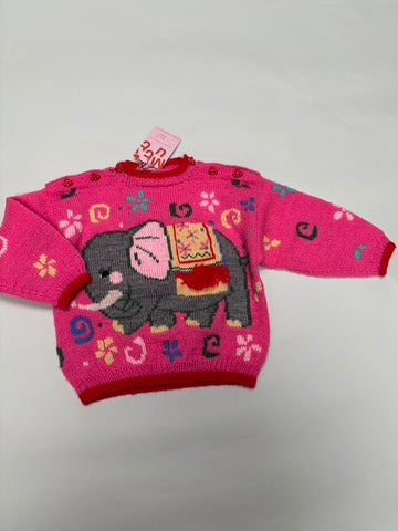 olifanten knit (18/24 mnd)