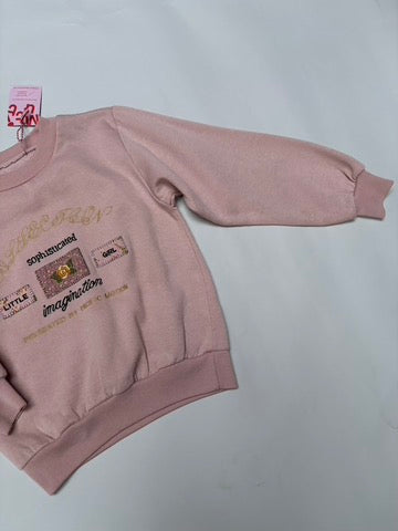 zachtroze sweater (8 jaar)