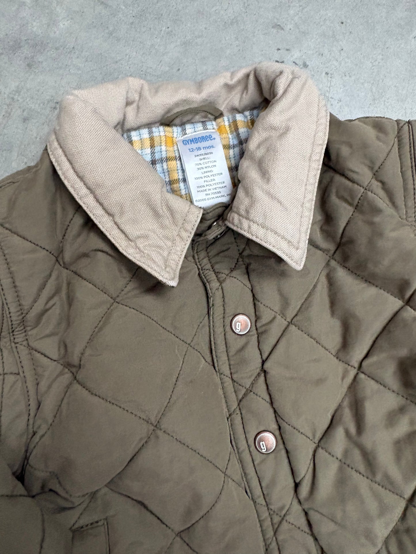 Gewatteerd jasje baby (12 mnd)