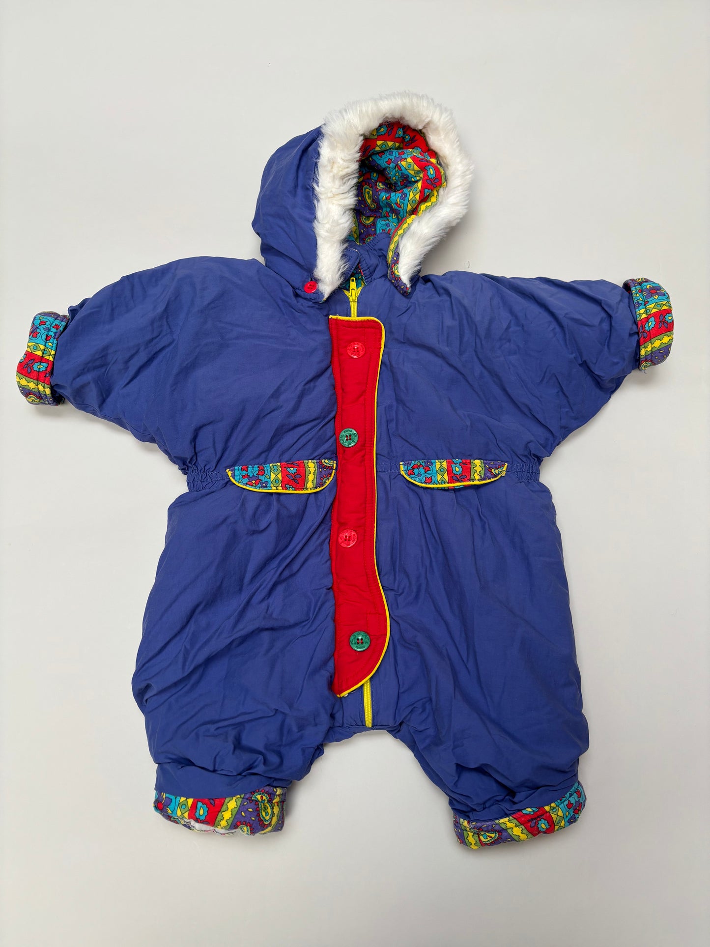 winterpakje paars (3 mnd)