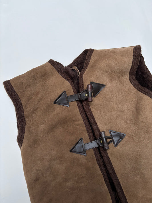 suede schapenvest (3-5 jaar)