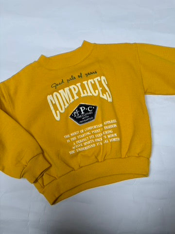 gele sweater (4 jaar)