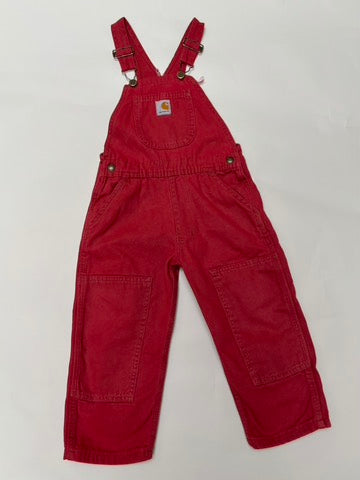 rode carhartt salopette (4 jaar)