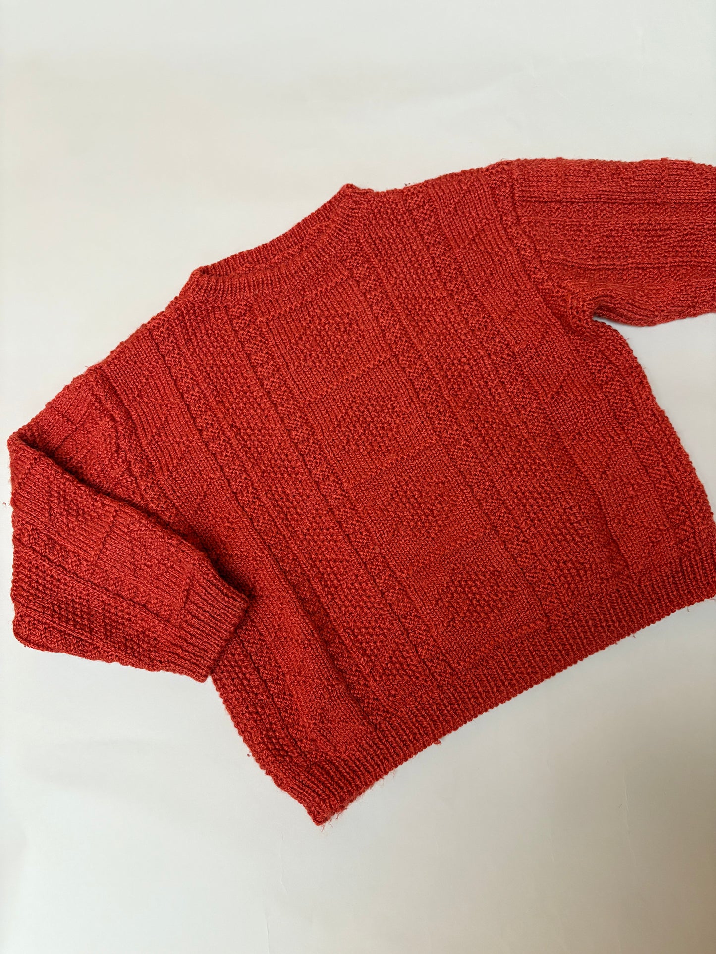 roestkleurige knit (3/4 jaar)