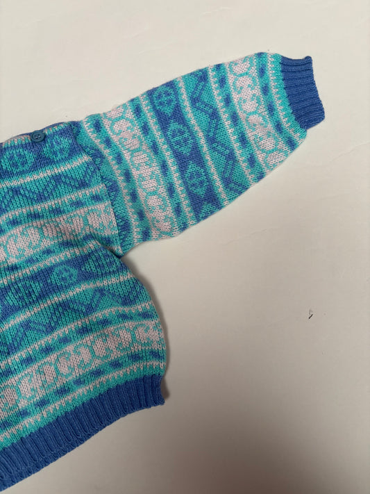 jacquard trui (9 mnd)