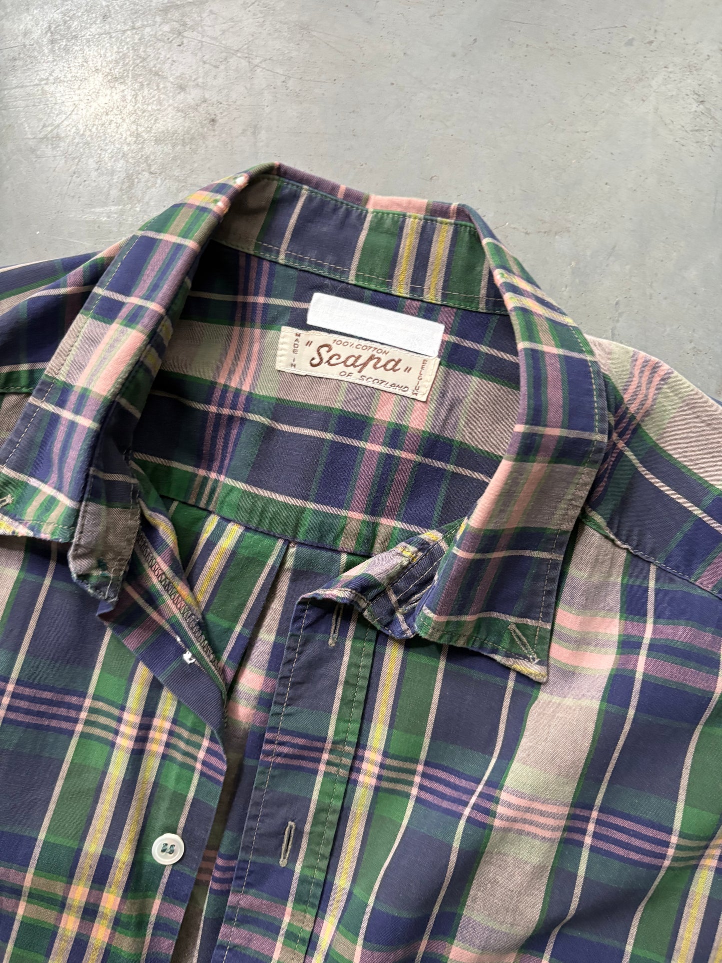 hemd met ruiten van Scapa (M-XL)