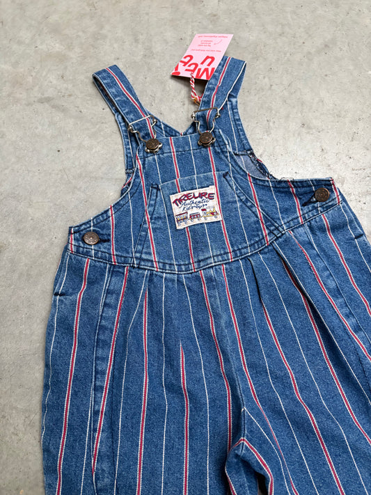 jeanssalopet strepen (6 mnd)