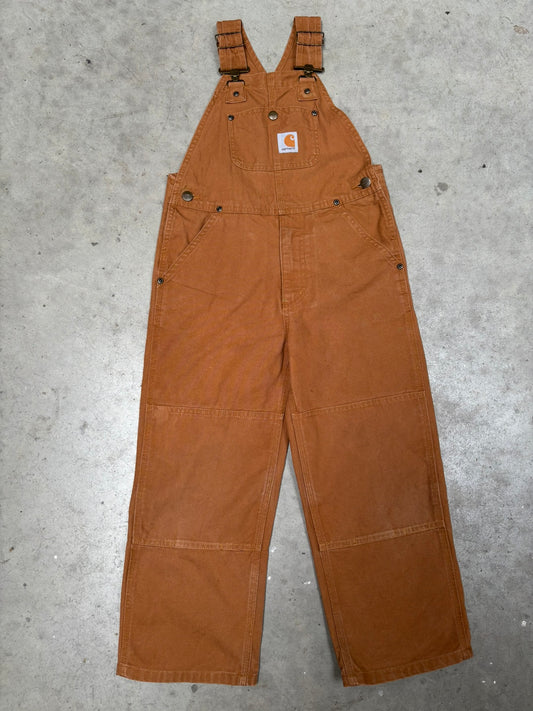camel salopette Carhartt (7/8 jaar)