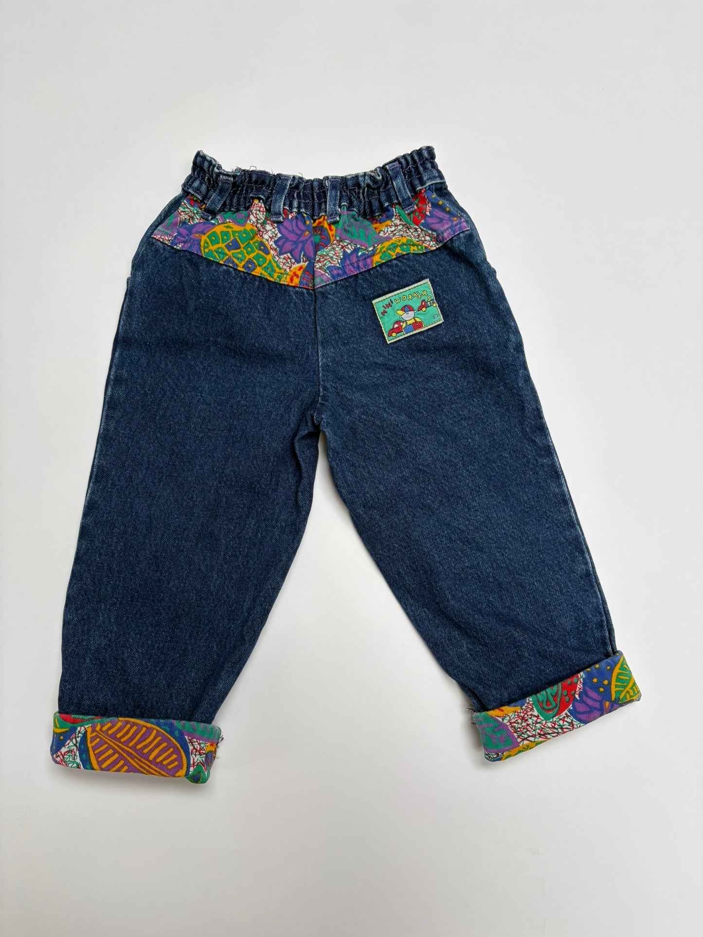 jeans met kleurrijke details (2 jaar)