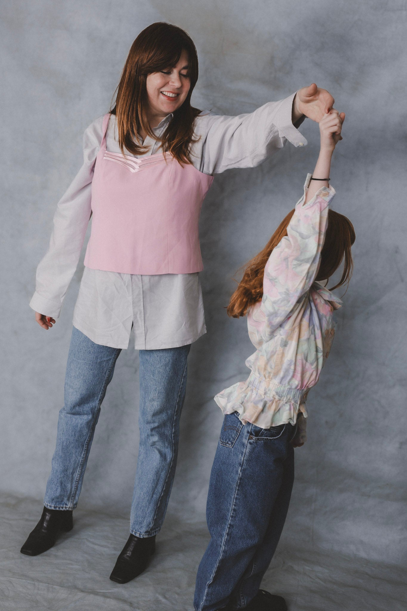 roze top/bustier (L/XL)