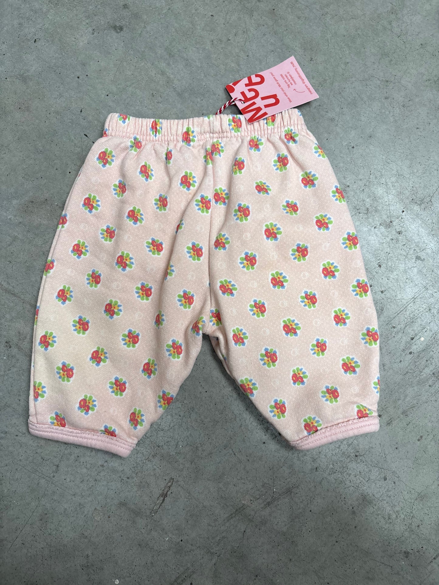 Babybroekje bloemen (1/3 mnd)