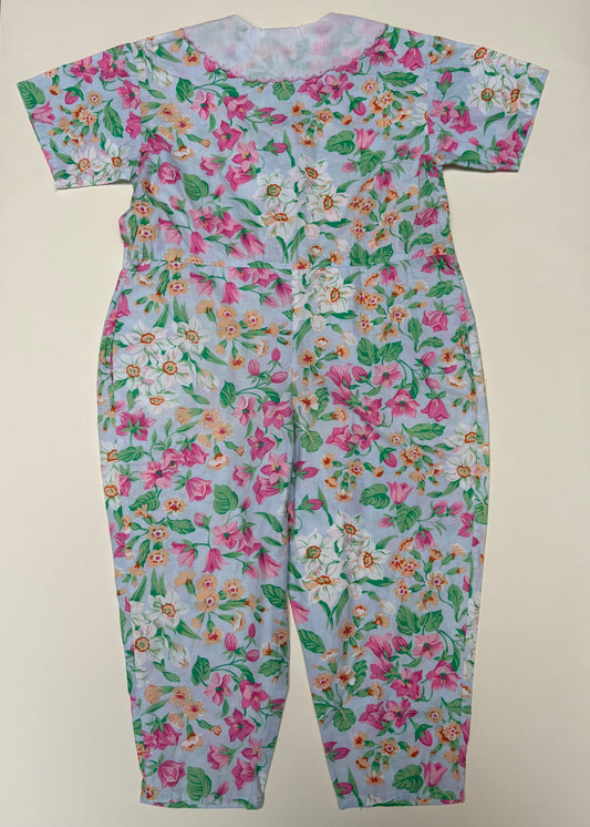 jumpsuit bloemen (5 jaar)