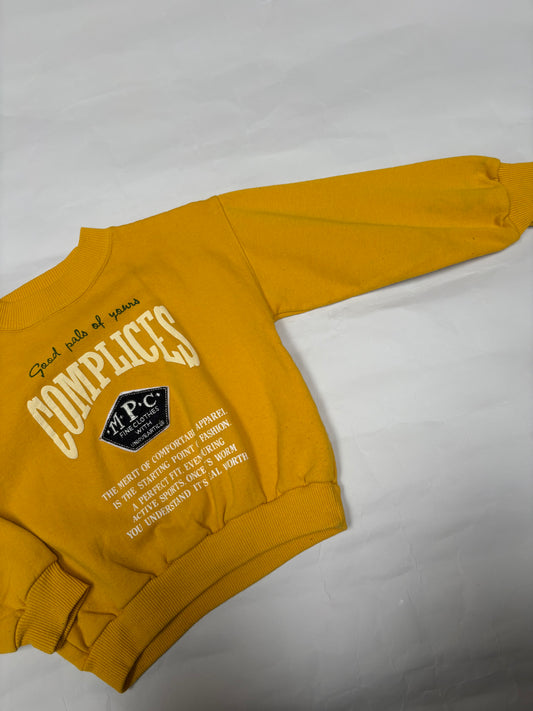 gele sweater (4 jaar)