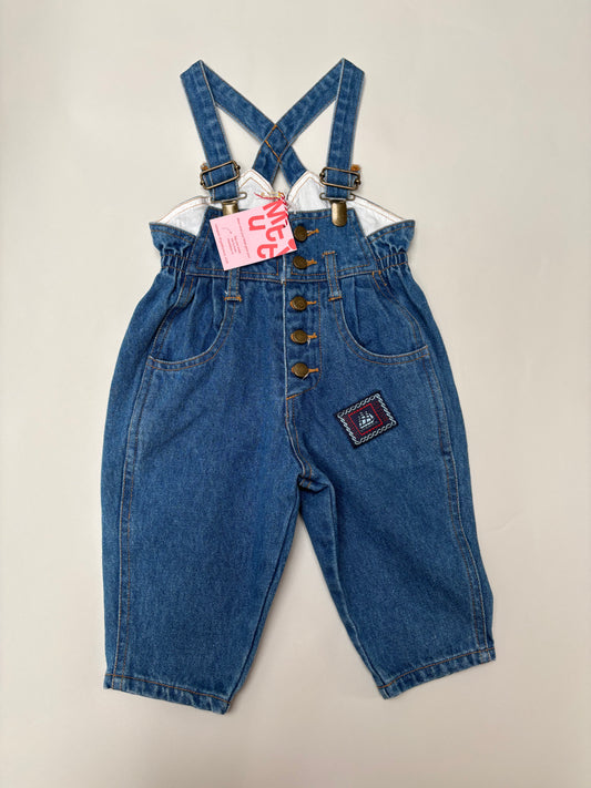 Salopette jeans baby (3/6 mnd)