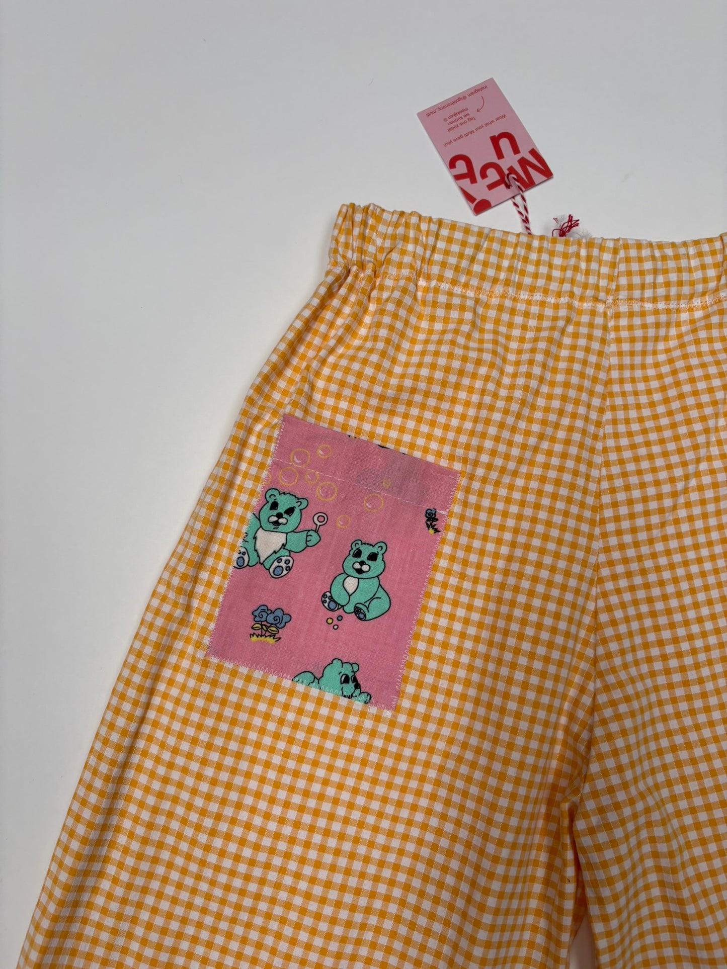 baggy broek (handmade by MUTTI) (8 jaar)