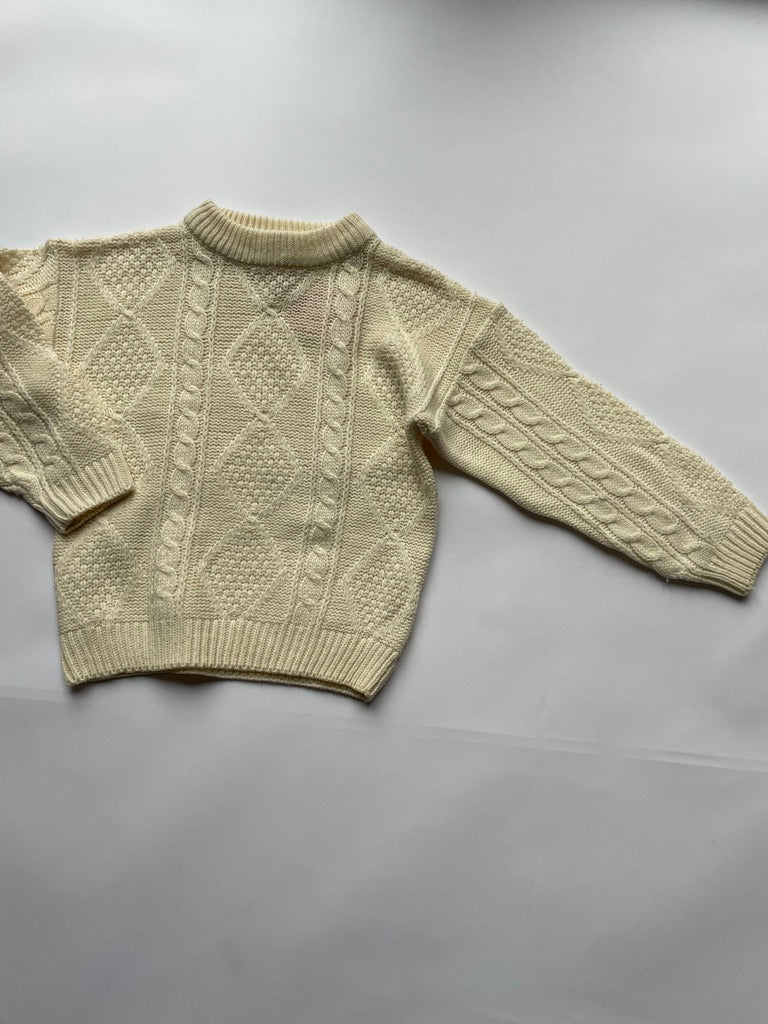 crèmekleurige trui (6 jaar)
