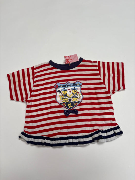 gestreepte T-shirt (6/8 jaar)