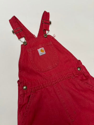 rode carhartt salopette (4 jaar)