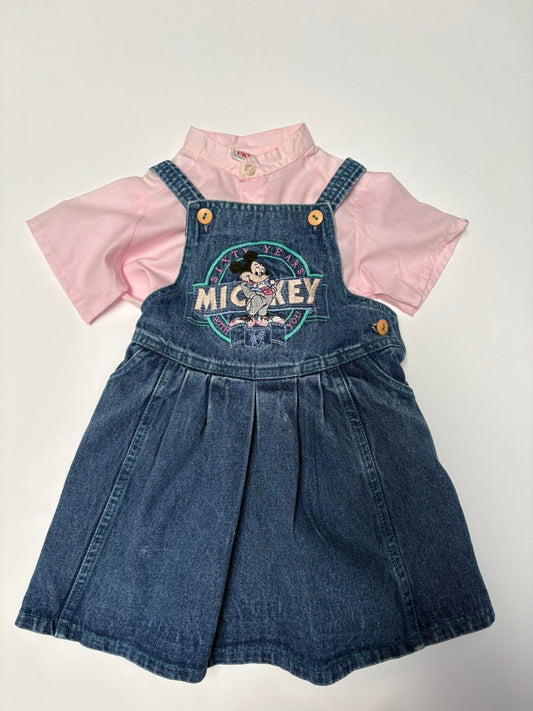 jeansjurk Mickey Mouse (18/24 mnd)