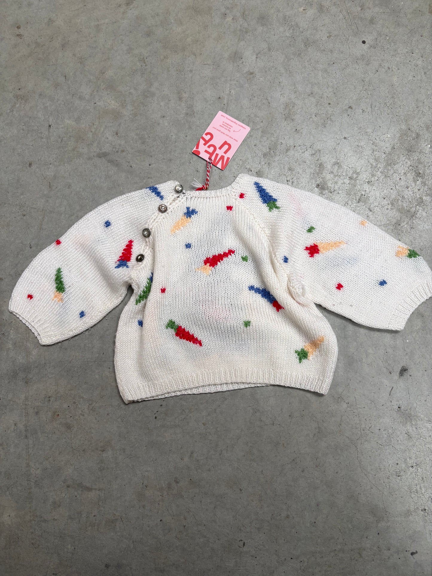 Baby bugs bunny knit (3/6 mnd)
