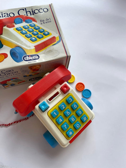 Chicco telefoon (met doos en muntjes)